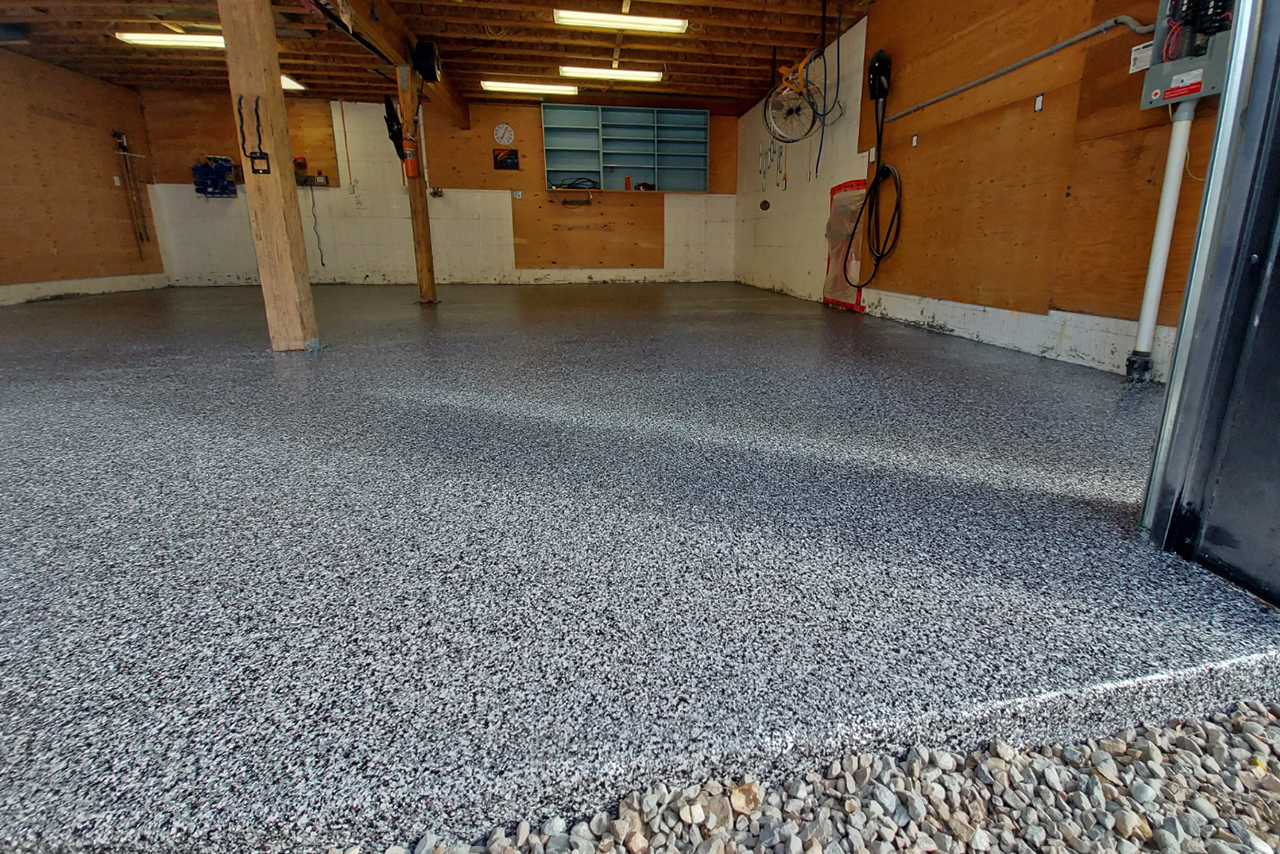 Polyaspartic Garage Floor