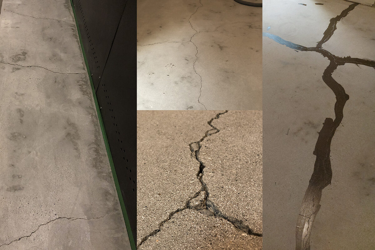 Industrial Floor - Fixing cracks
