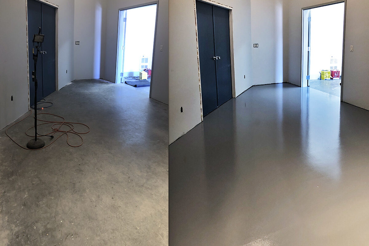 Industrial Floor Before and After
