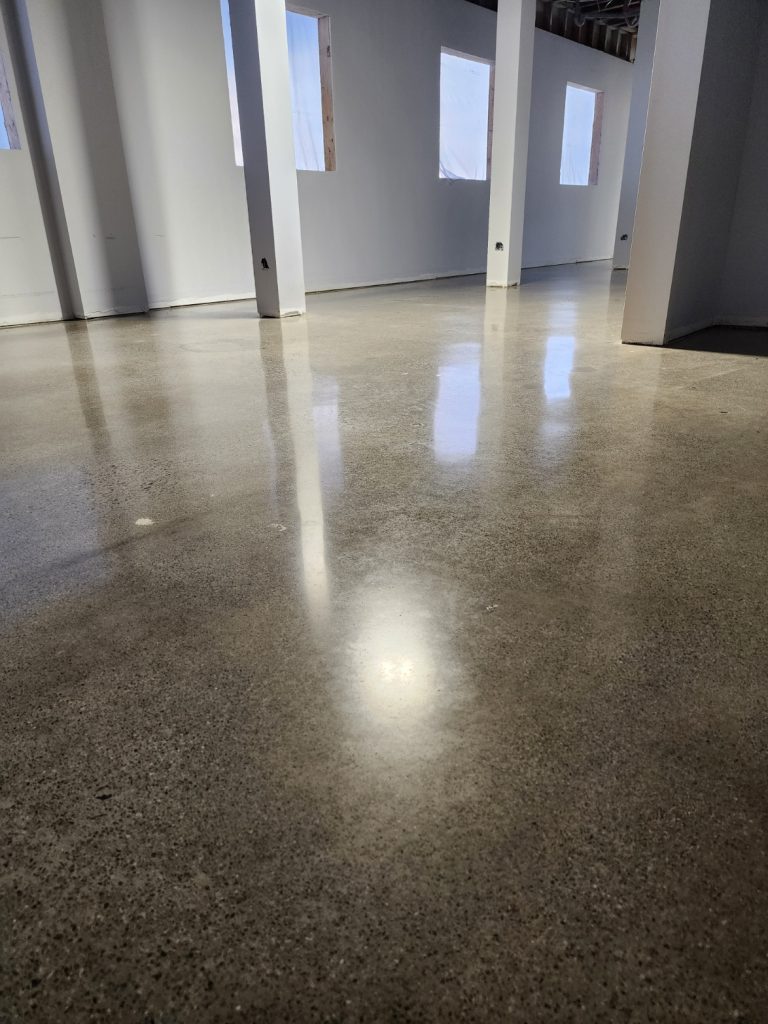 Industrial polished concrete
