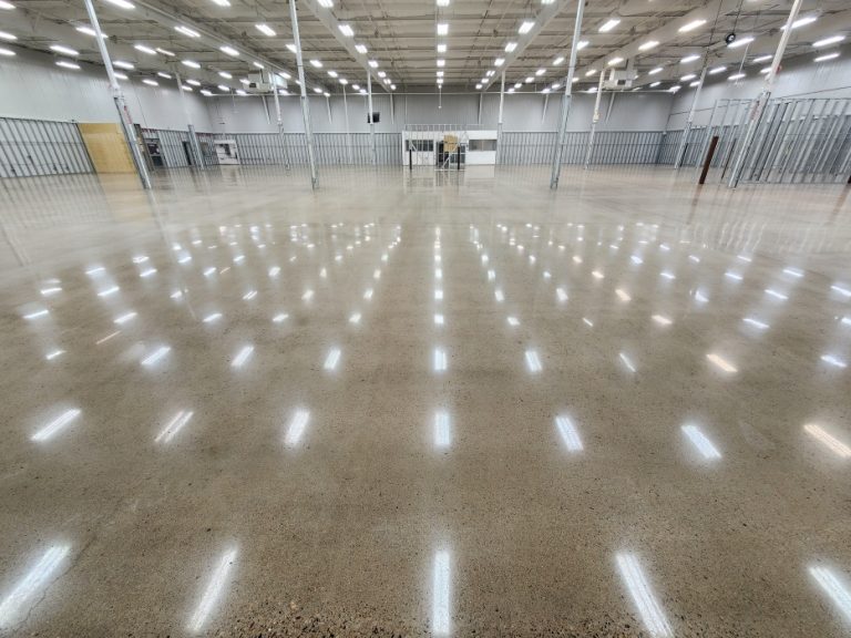 Industrial polished concrete