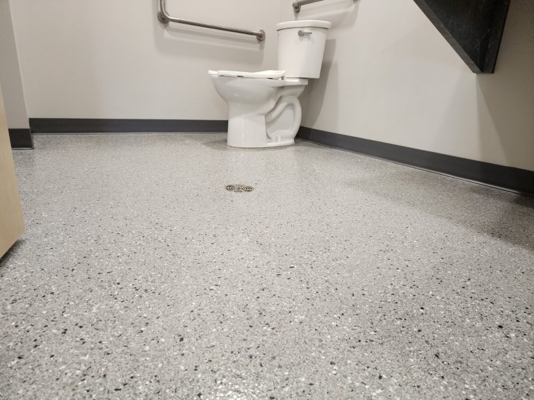 Epoxy floor for new Stella Jones building in Kamloops, BC.